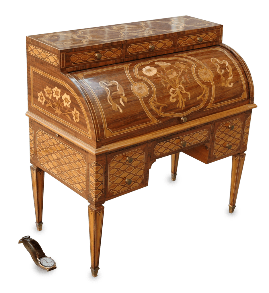 Bureau cylindre en miniature